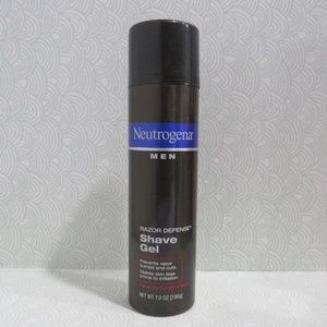 NEUTROGENA💥MEN SHAVE GEL RAZOR DEFENSE SENSITIVE SKIN 7 OZ💥